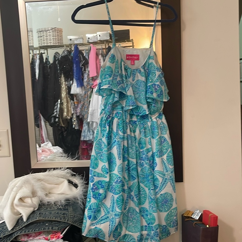Lilly Pulitzer Target Sea Urchin dress. Adjustable straps, built in slip.